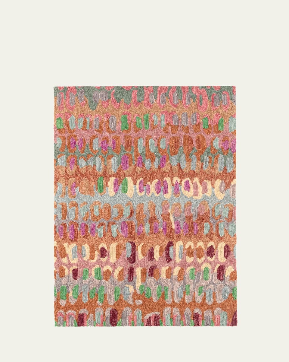 Paint Chip Clay Micro-Hooked Rug, 4' x 6'